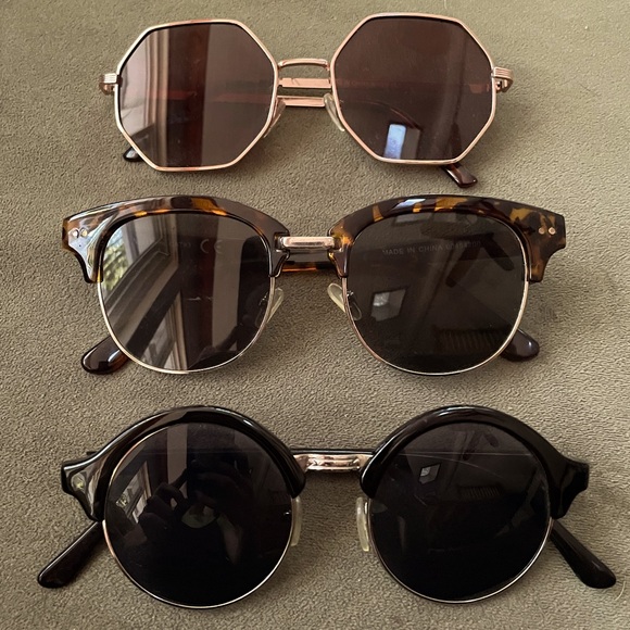 3-pack Metal Frame Sunglasses - Picture 1 of 1
